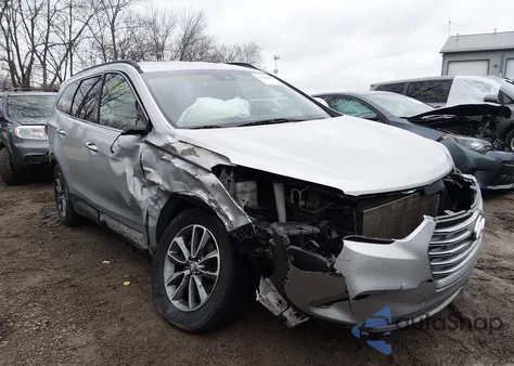 2017 Hyundai Santa Fe Se из США, поврежденный, VIN KM8SMDHF6HU196197